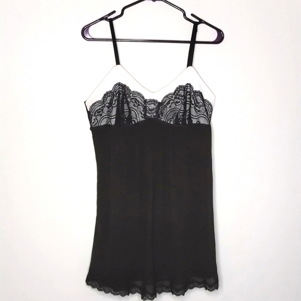 Vintage Oscar de la Renta babydoll teddy nighty XL